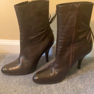Chocolate Brown Gianni Bini Booties